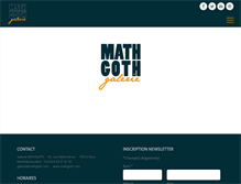 Tablet Screenshot of mathgoth.com